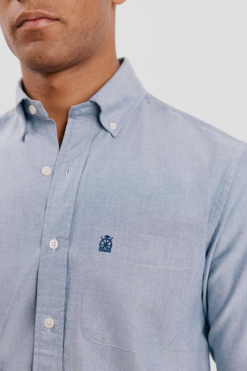 Cortefiel Camisa oxford liso Tienda