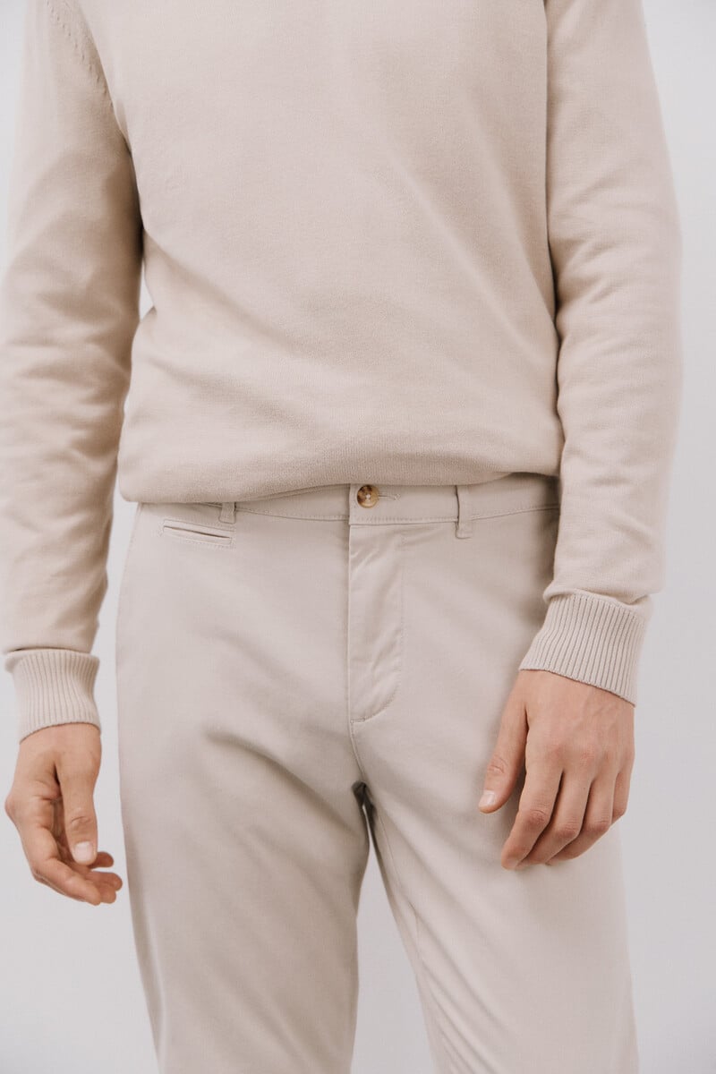 Cortefiel Pantalón chino slim fit Liquidación