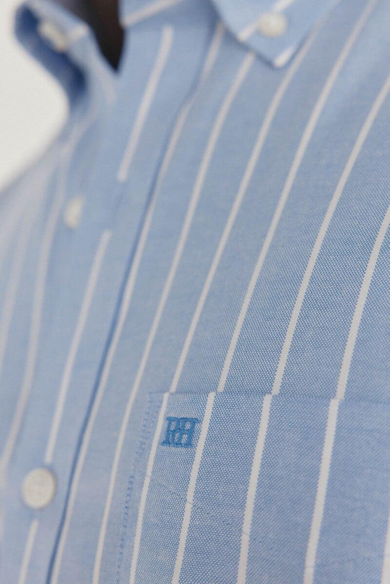 Cortefiel Camisa non iron oxford rayas Tienda de fábrica