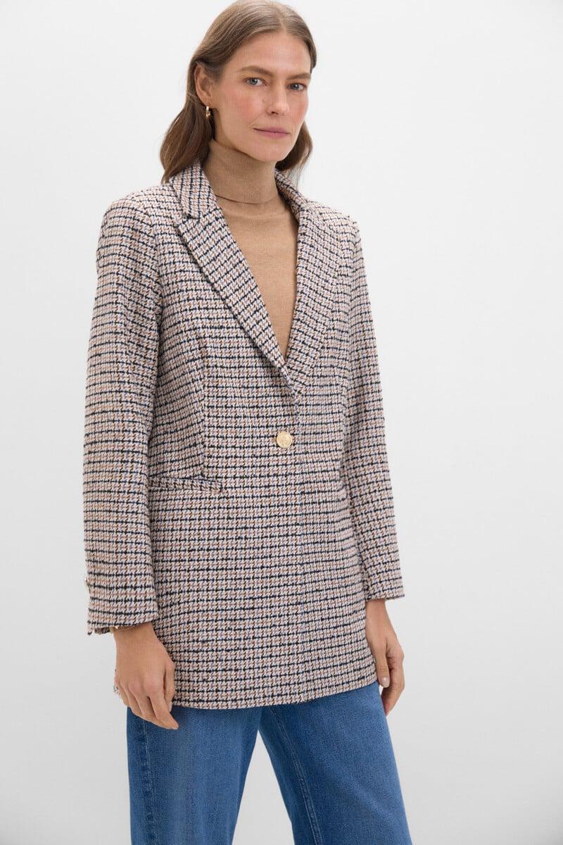 Cortefiel Blazer levita cuadros Precios de Black Friday