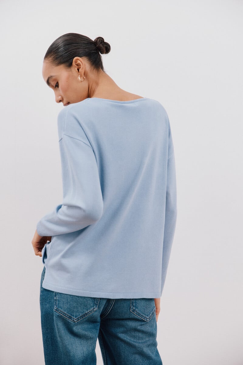 Cortefiel Jersey escote pico Descuentos del mes