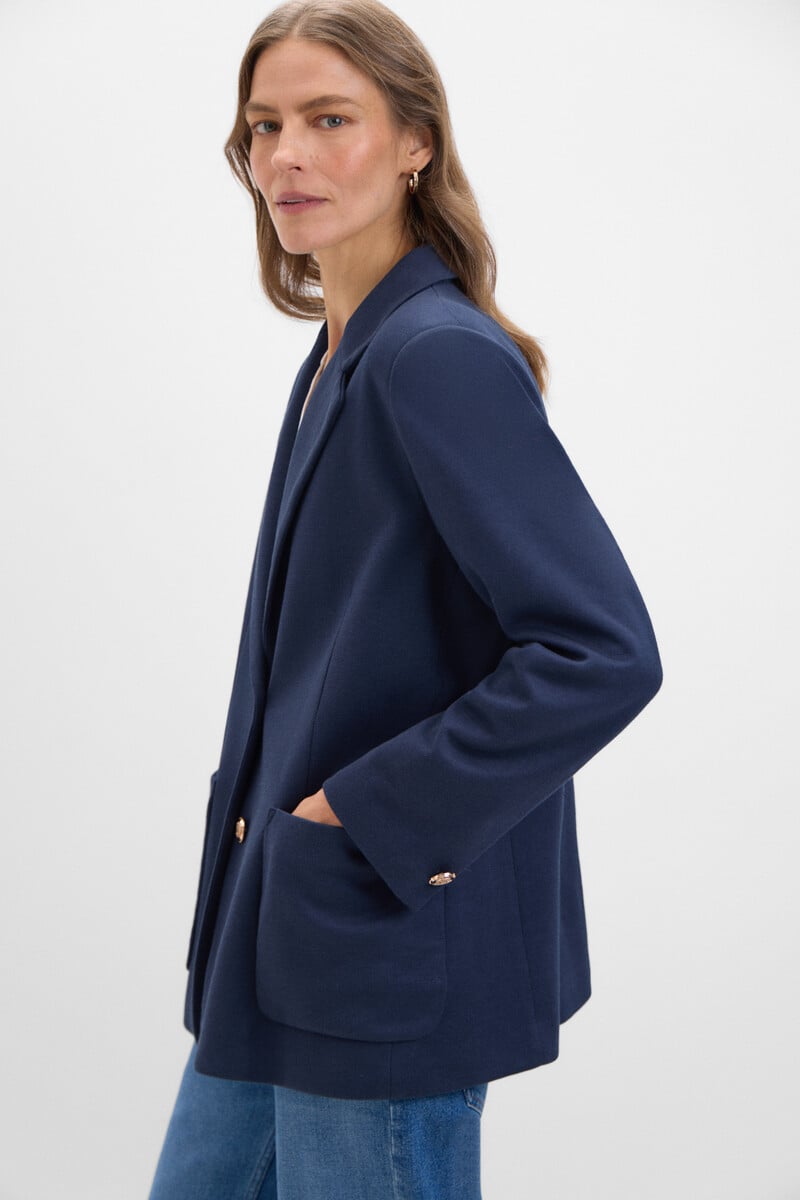 Cortefiel Blazer de punto piqué Última moda