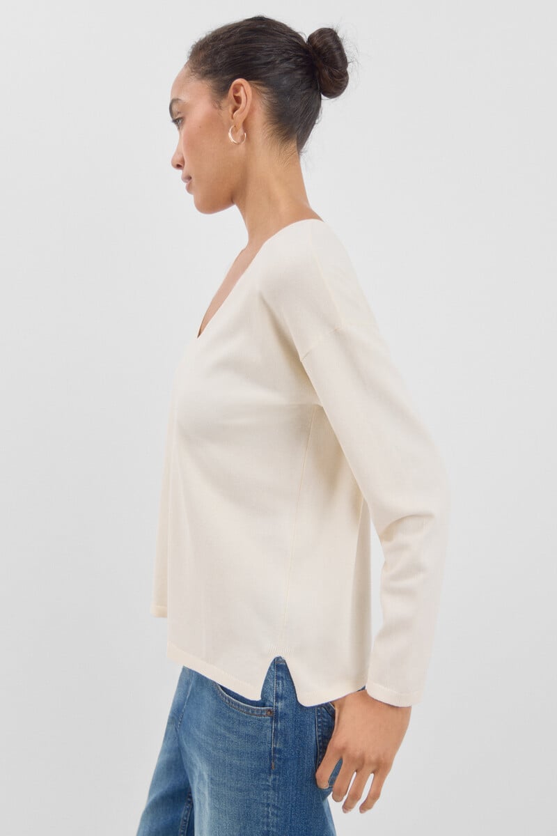 Cortefiel Jersey escote pico En oferta