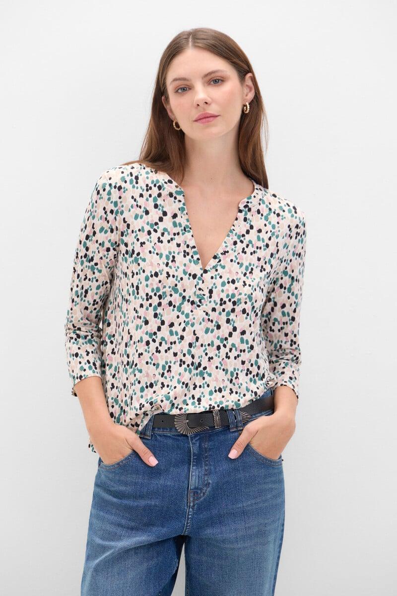 Cortefiel Camiseta básica fluida Precio de fábrica