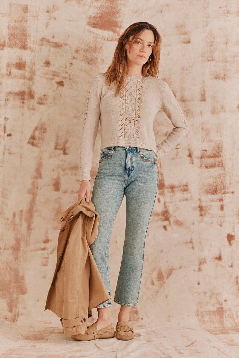 Cortefiel Bianca. Jeans con corte de bota Solo queda un día