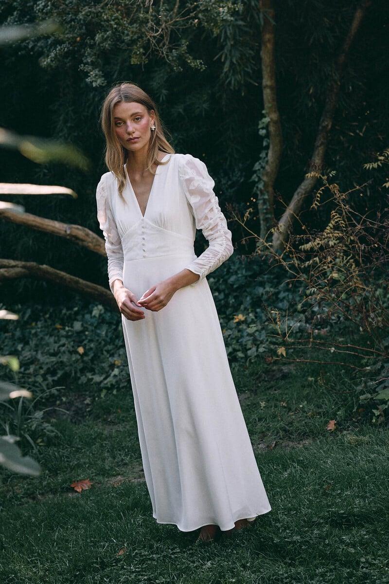 Cortefiel Vestido de novia Silvina Grandes descuentos