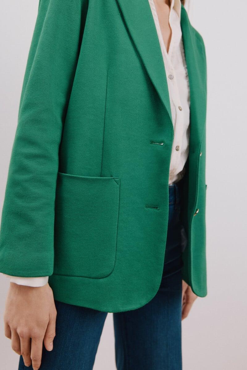 Cortefiel Blazer de punto piqué Precios de Black Friday
