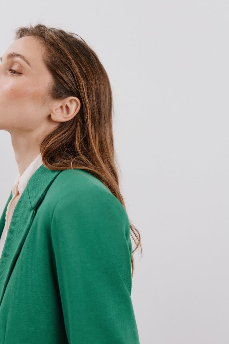 Cortefiel Blazer de punto piqué Precios de Black Friday