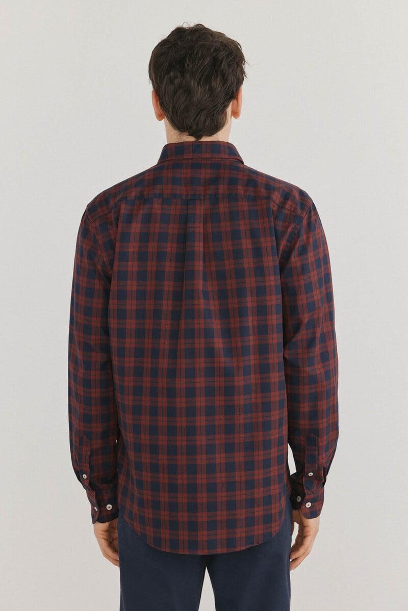 Cortefiel Camisa non iron cuadros twill Última moda
