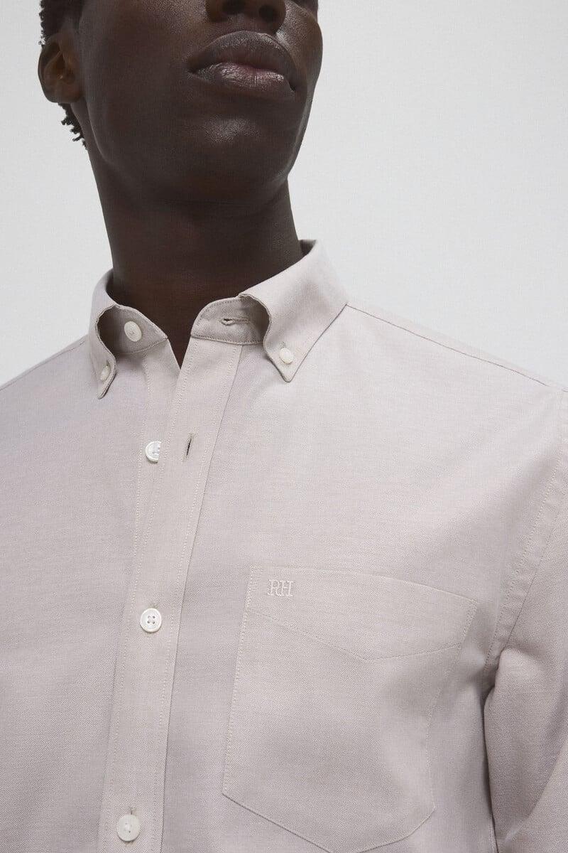 Cortefiel Camisa non iron oxford liso En oferta