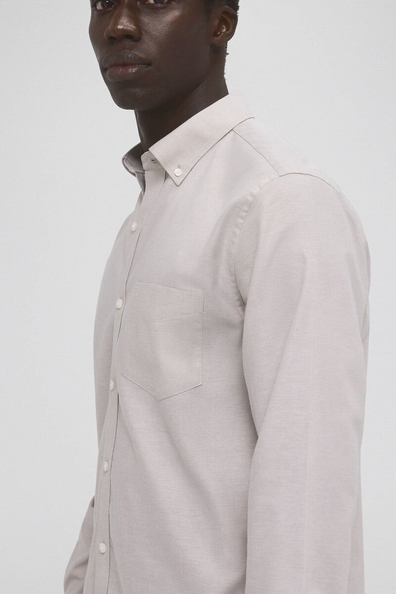 Cortefiel Camisa non iron oxford liso En oferta