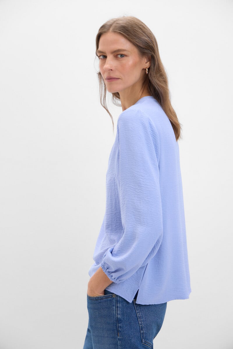 Cortefiel Blusa cuello mao manga larga Promoción trimestral