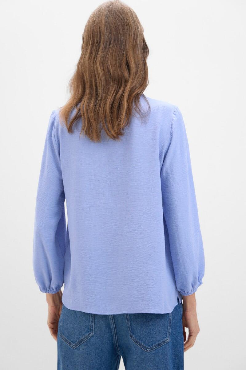 Cortefiel Blusa cuello mao manga larga Promoción trimestral