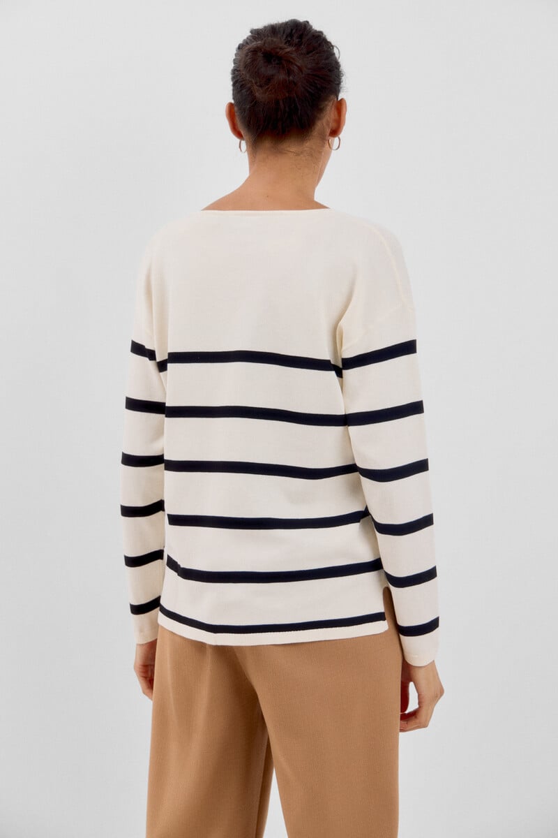 Cortefiel Jersey escote pico Última moda