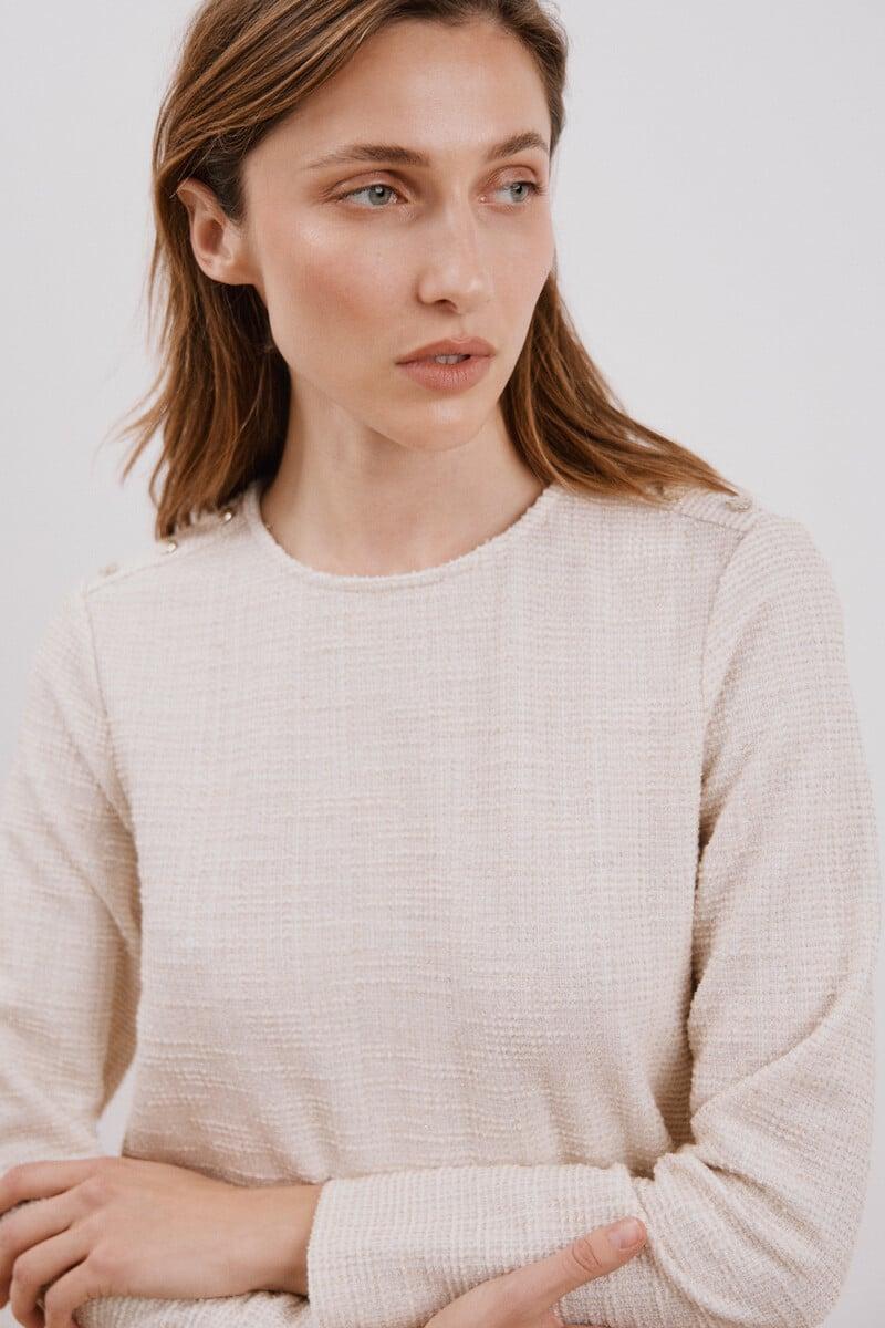 Cortefiel Vestido tweed elástico Ofertas de temporada