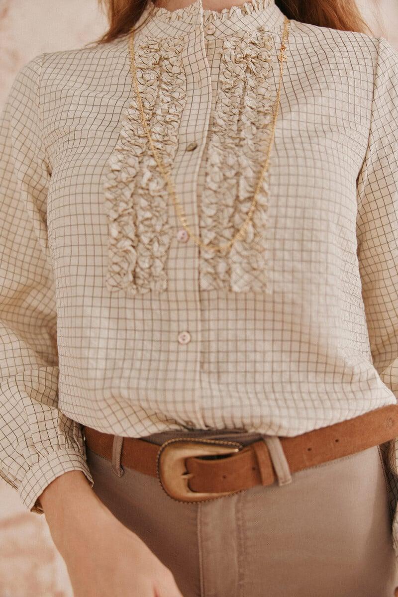 Cortefiel Cósima. Camisa chorreras Outlet online