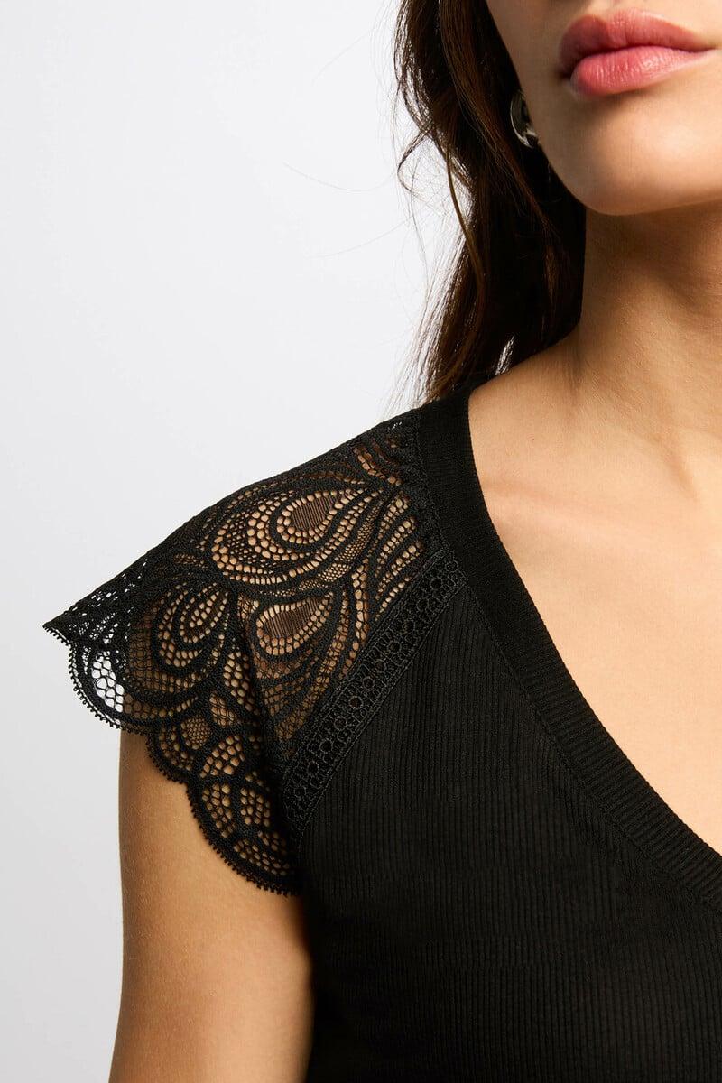 Cortefiel Camiseta de manga corta Rebajas top