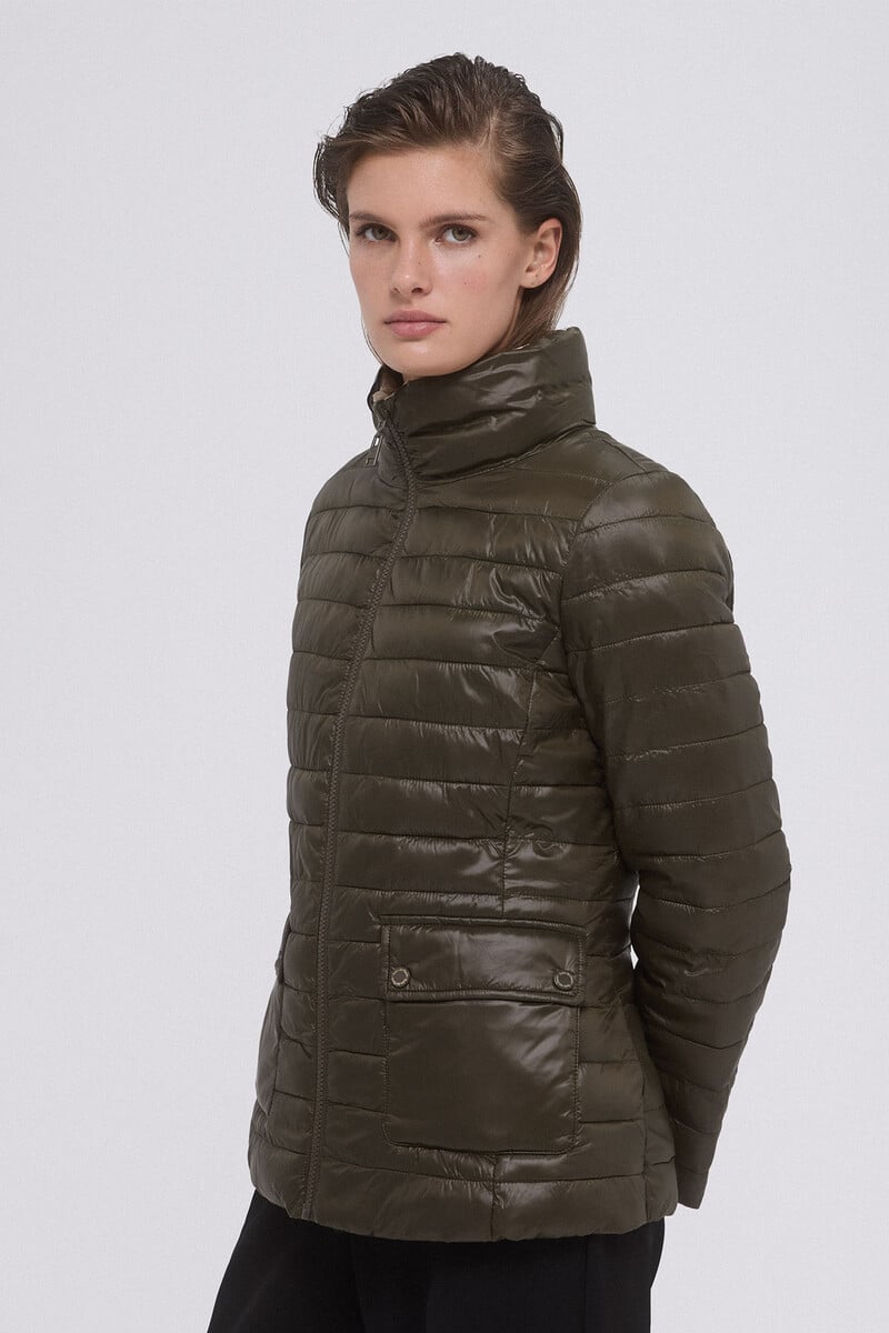 Cortefiel Chaqueta acolchada reversible lisa Último día