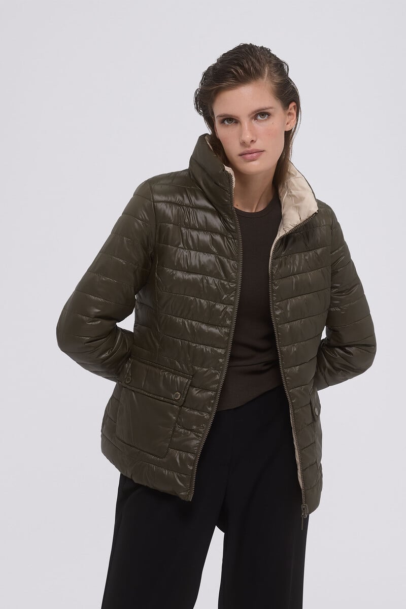 Cortefiel Chaqueta acolchada reversible lisa Último día