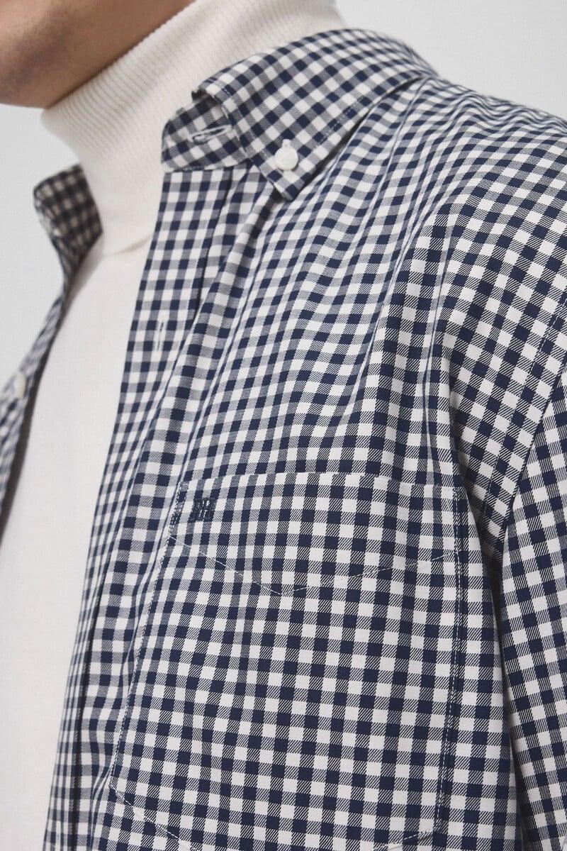 Cortefiel Camisa non iron cuadros twill Limitado a 3 días