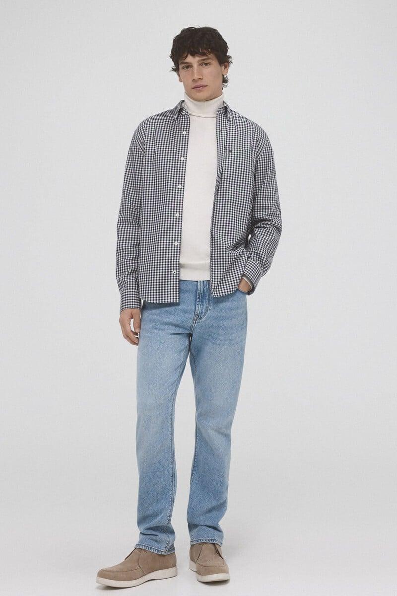 Cortefiel Camisa non iron cuadros twill Limitado a 3 días