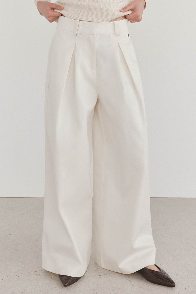 Cortefiel Pantalón culotte pinzas Descuento