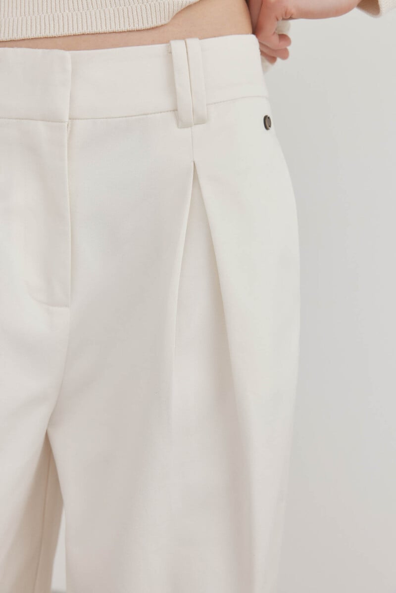 Cortefiel Pantalón culotte pinzas Descuento