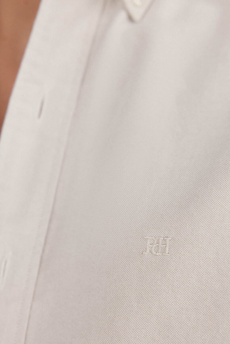 Cortefiel Camisa iconic oxford liso Liquidación