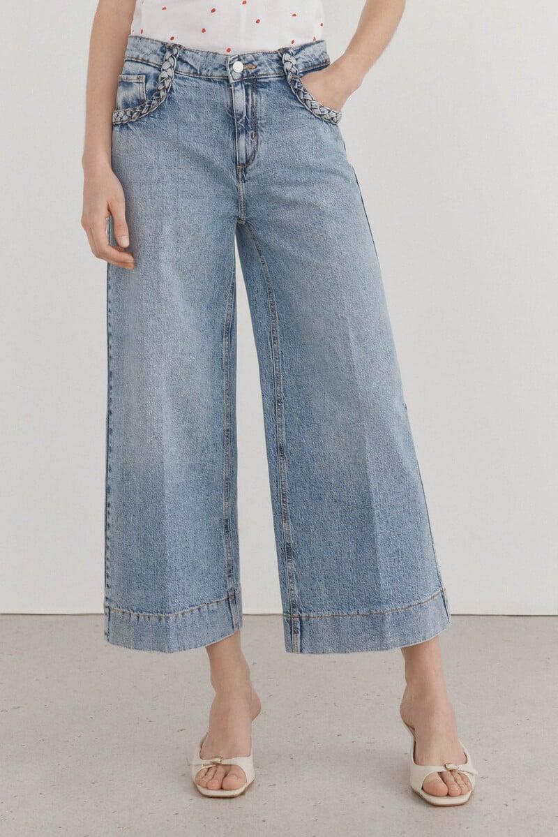 Cortefiel Jeans wide leg flare Envío gratis