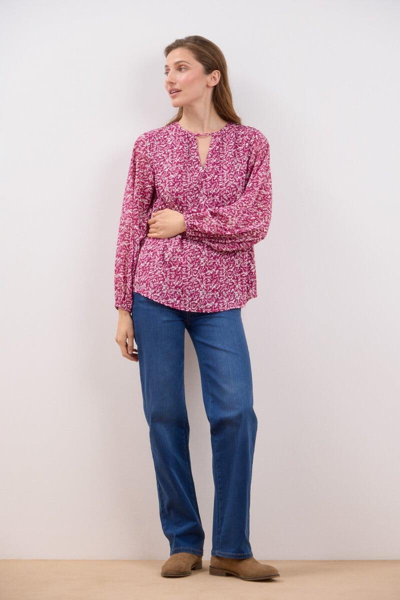 Cortefiel Blusa tejido textura Descuentos del mes