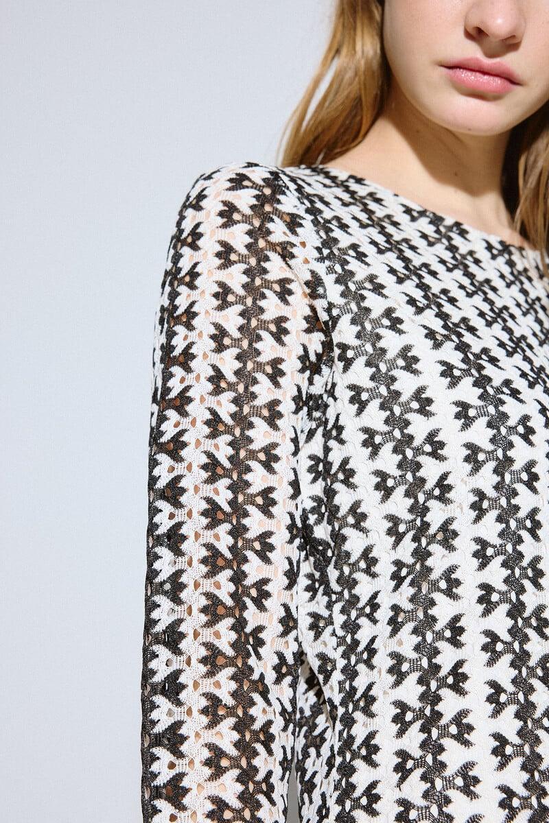 Cortefiel Vestido rayas bicolor Grandes ahorros