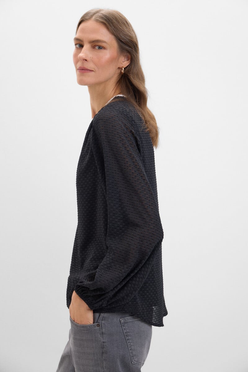 Cortefiel Blusa tejido textura Precio ultrabajo
