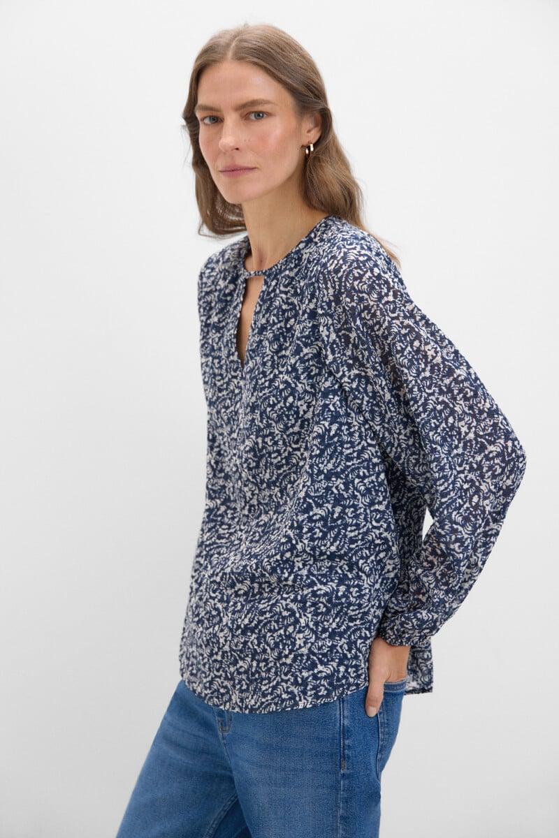 Cortefiel Blusa tejido textura 2025