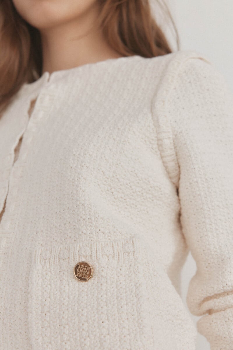 Cortefiel Chaqueta de punto con estructura Oferta especial de fábrica