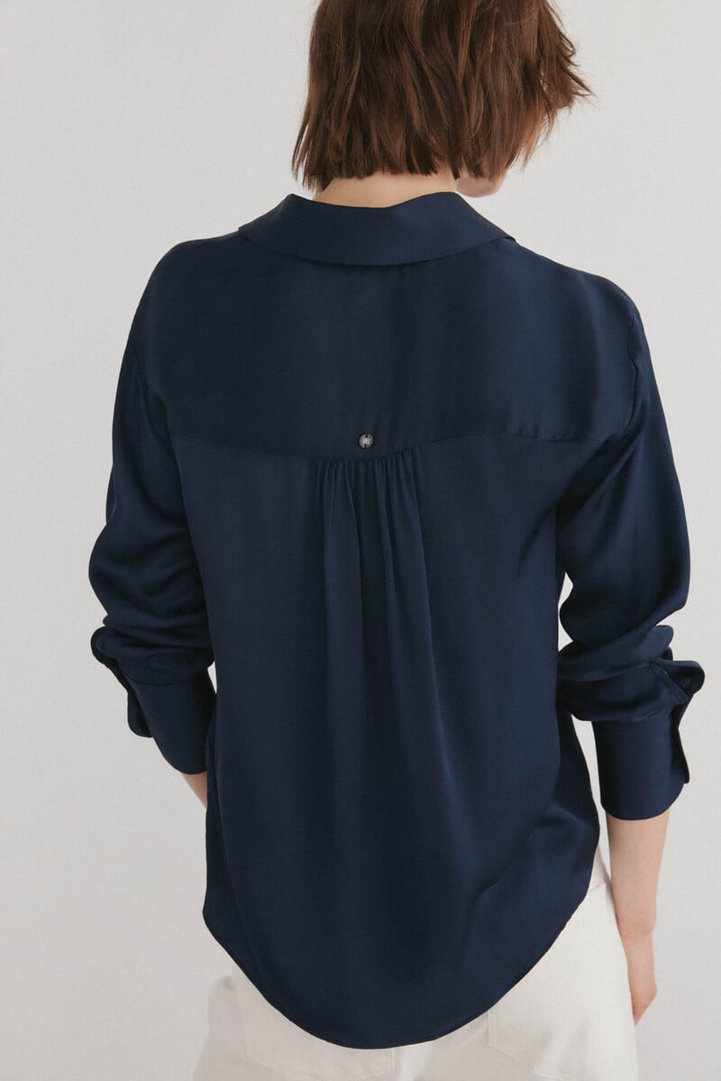 Cortefiel Blusa satén fluida Solo queda un día