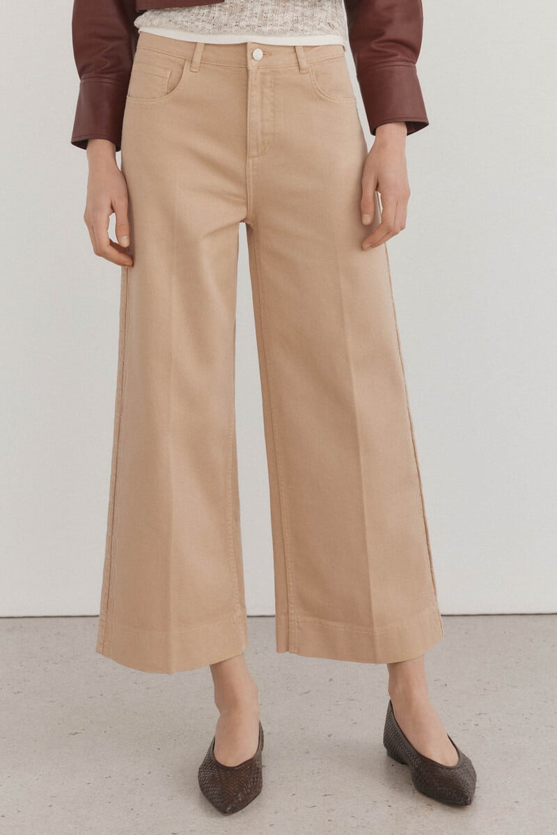 Cortefiel Jeans wide leg flare Descuentos del mes