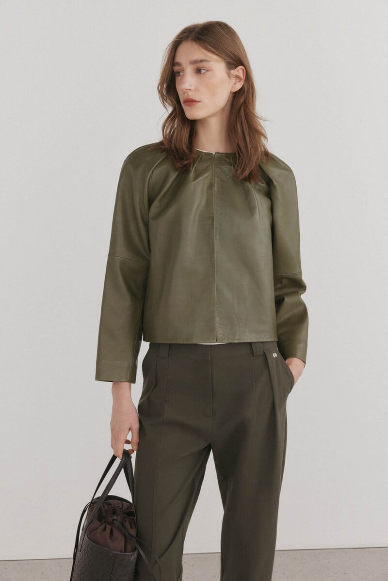 Cortefiel Bomber soft piel Rebajas