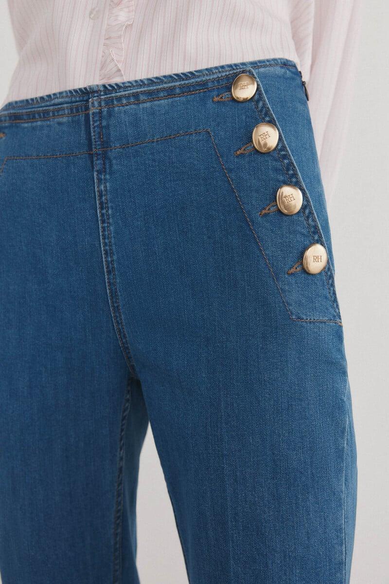 Cortefiel Jeans flare full length Rebajas baratas