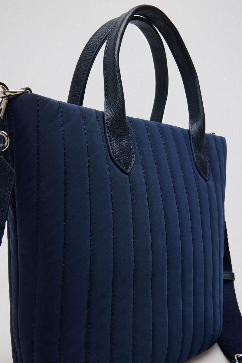 Cortefiel Bolso tote midi nylon Ventas relámpago