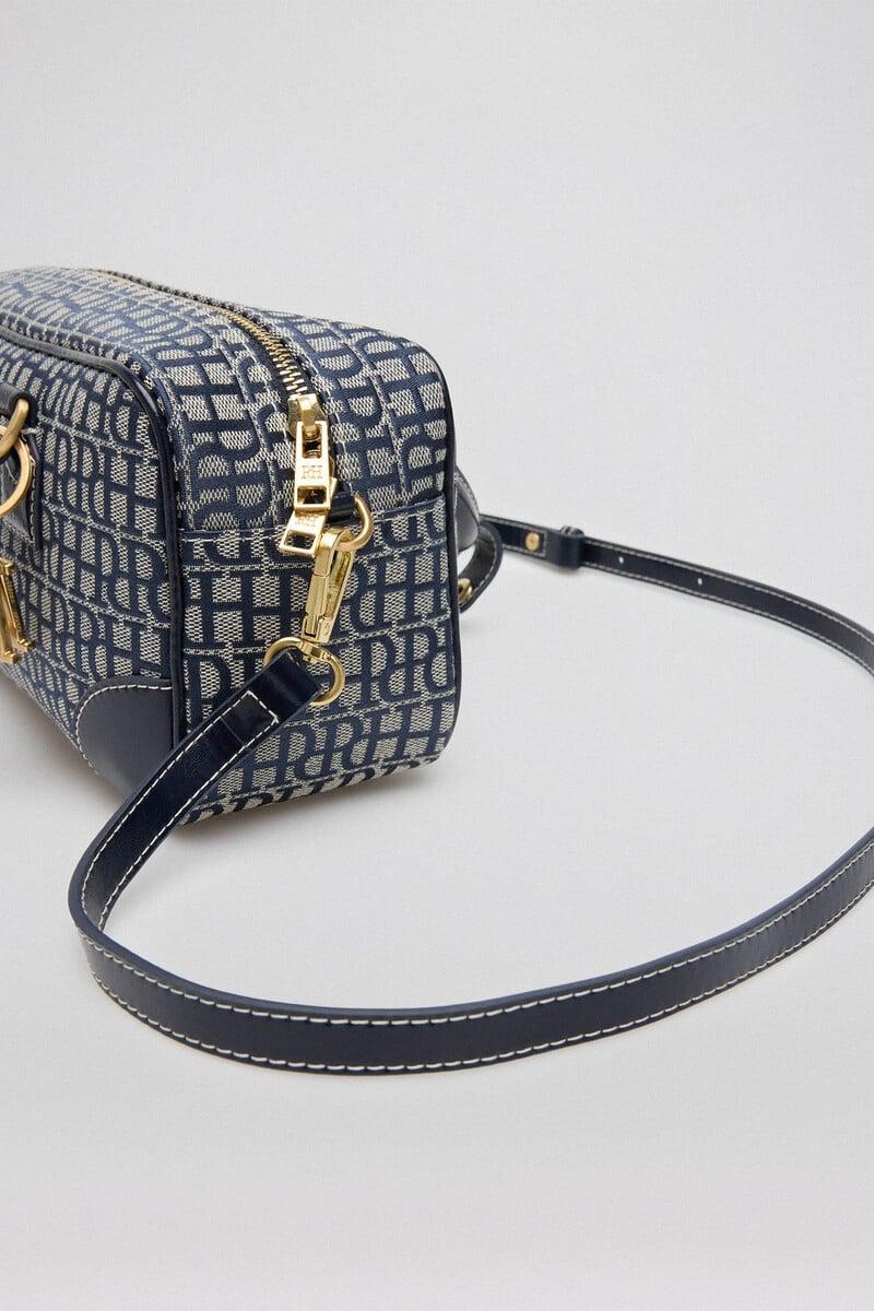 Cortefiel Bowling jacquard logo bag Tienda