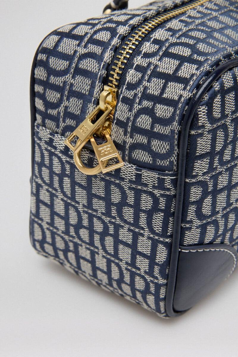 Cortefiel Bowling jacquard logo bag Tienda