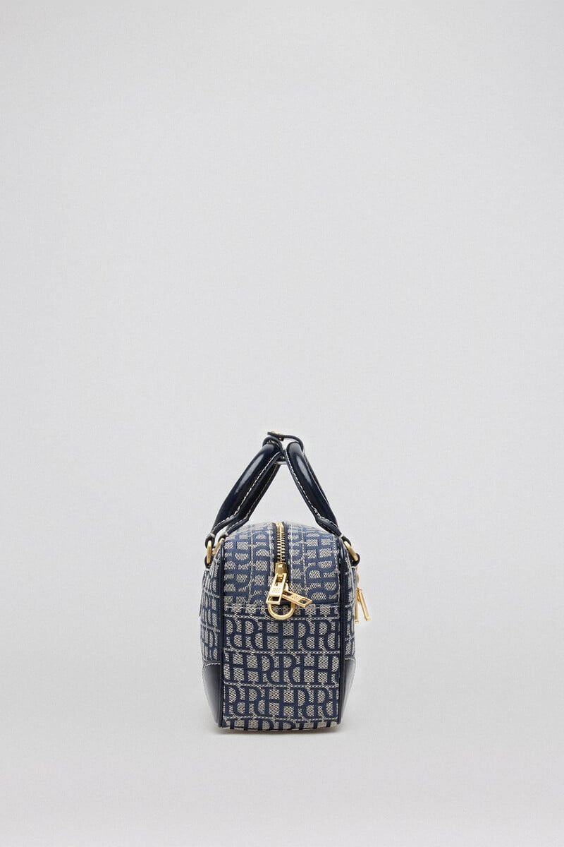 Cortefiel Bowling jacquard logo bag Tienda