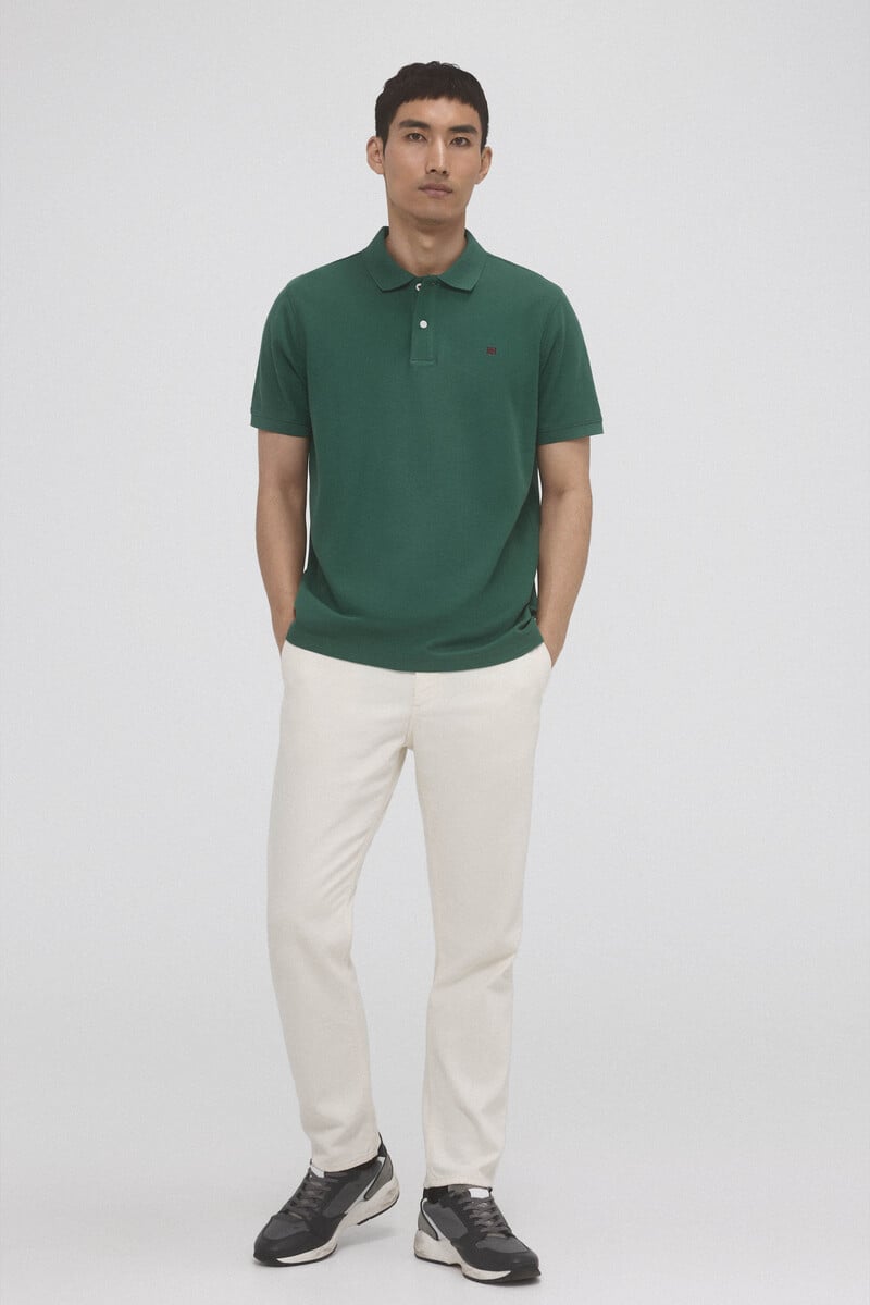 Cortefiel Polo básico piqué Oferta especial de fábrica