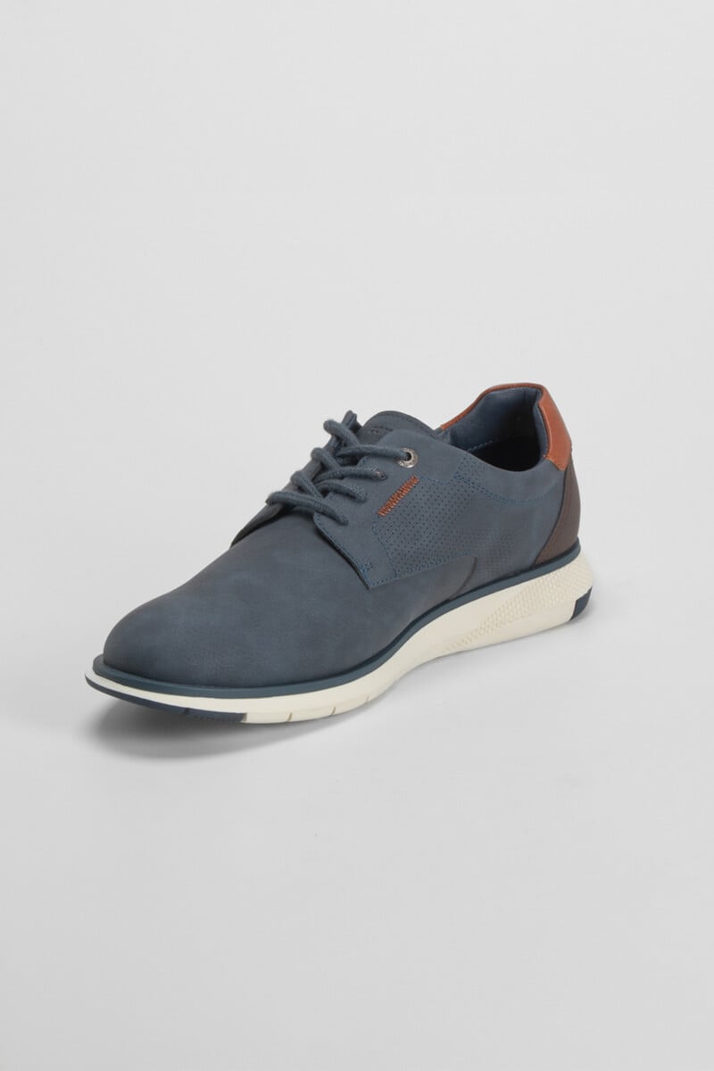 Cortefiel Blucher hexaflex azul COMFEET Liquidación