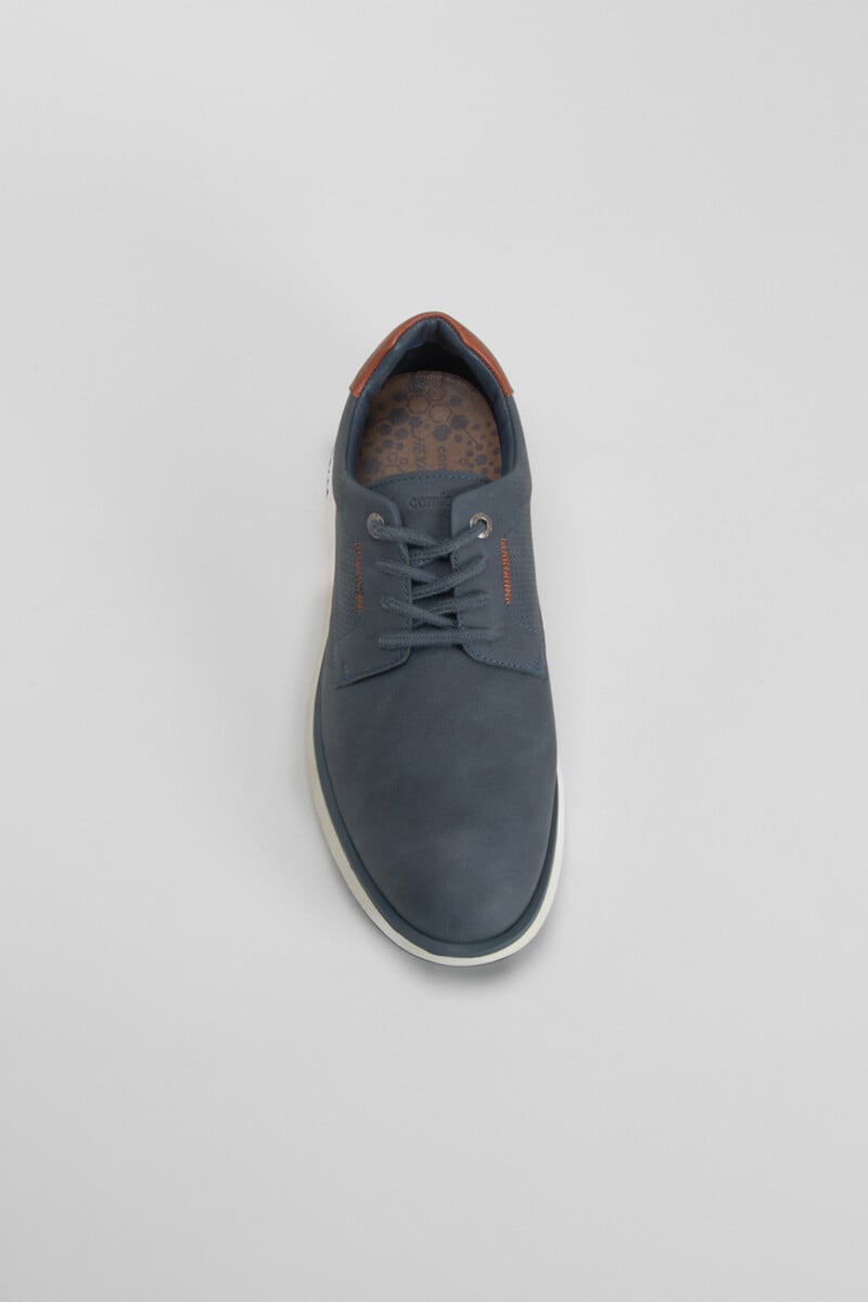 Cortefiel Blucher hexaflex azul COMFEET Liquidación