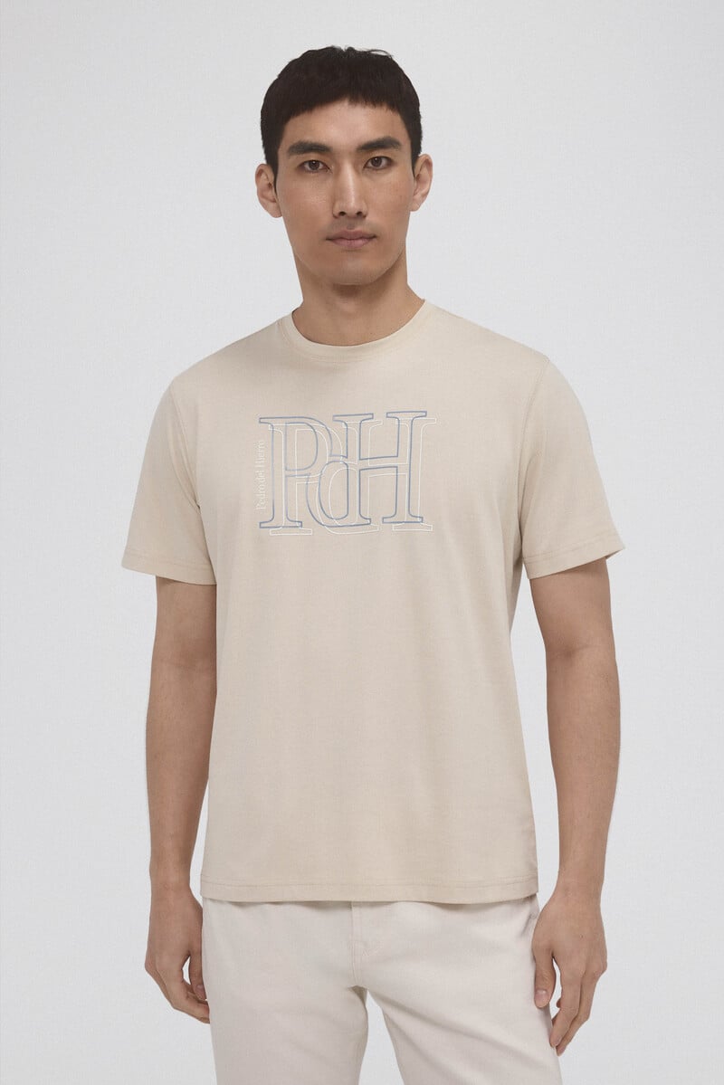 Cortefiel Camiseta logo grande Envío internacional gratuito