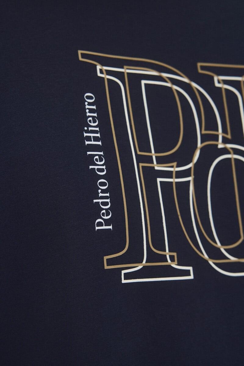 Cortefiel Camiseta logo grande Precios de Black Friday