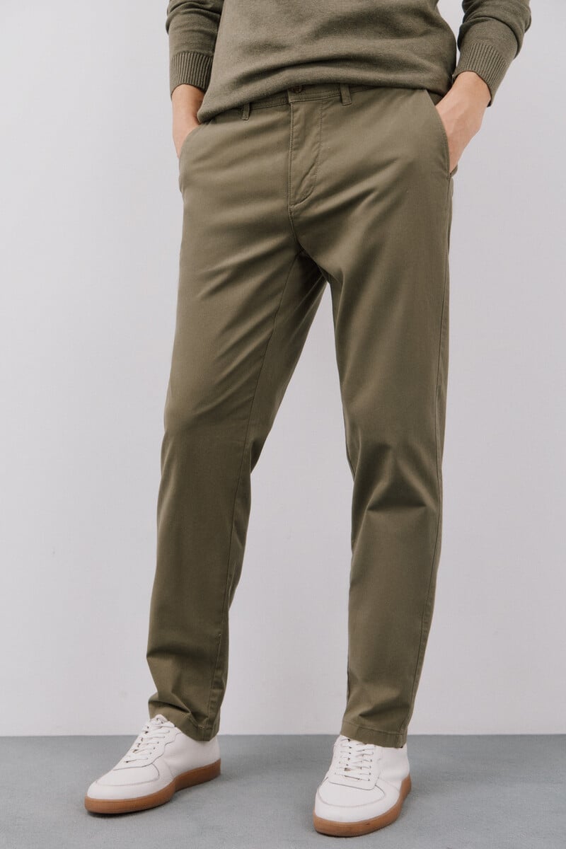 Cortefiel Pantalón chino regular fit