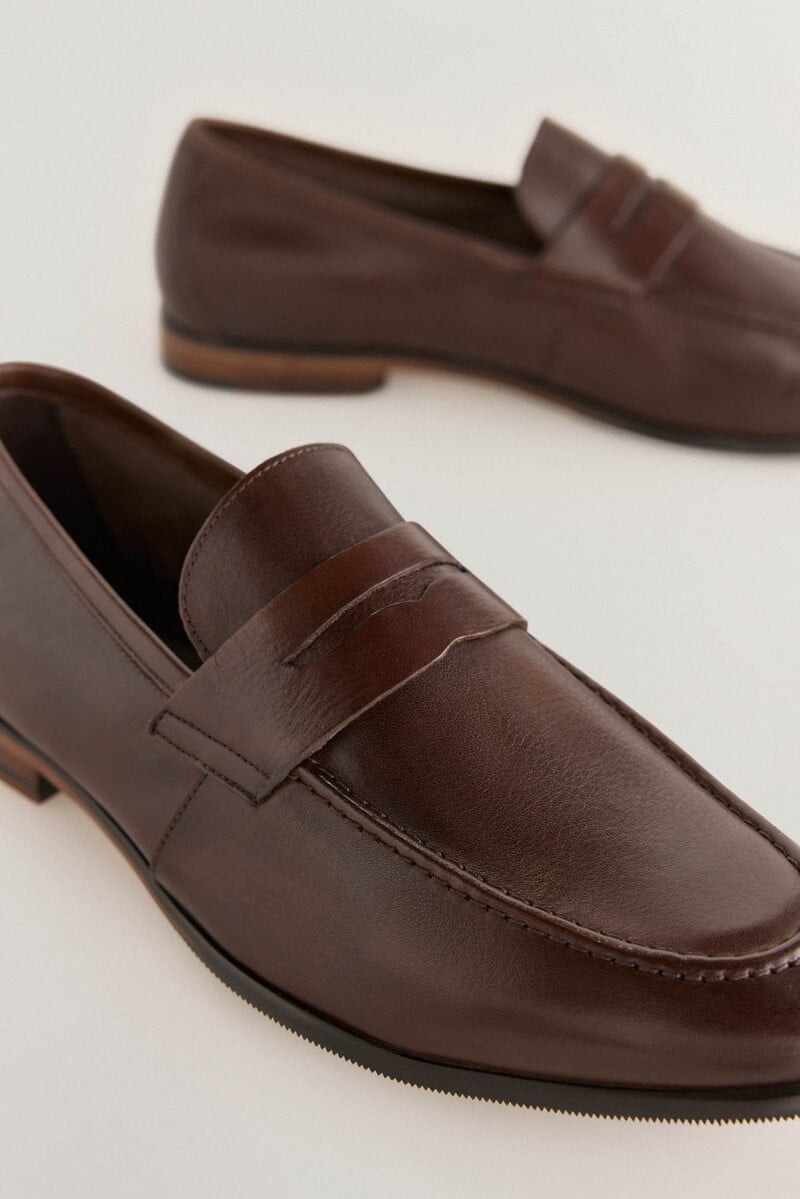 Cortefiel Mocasín vestir piel Tienda