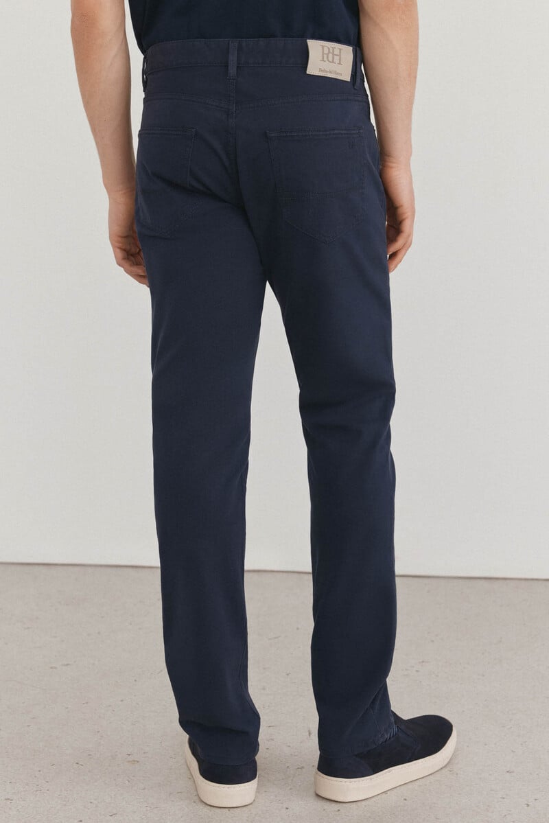 Cortefiel Pantalón 5 bolsillos color premium flex slim fit Últimos 2 días